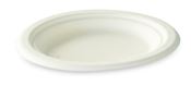 Assiette biodegradable jetable fibre de cannes D 155 les 1000