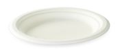 Assiette biodegradable jetable fibre de cannes D 180 les 1000