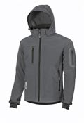 Veste softshell de travail Upower grise métropolis