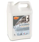 Détergent dégraissant désinfectant alimentaire SOD 390 5 L