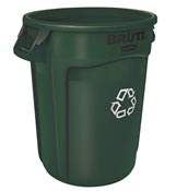 Conteneur brute Rubbermaid rond 121 Litres vert