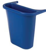 Bac Rubbermaid de separation poubelle tris selectif 4,5 L bleu