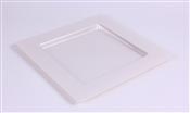 Sous assiette plastique carree nacre par 72