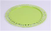 Sous assiette plastique ronde anis par 72
