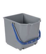 Seau chariot ménage 18L bleu