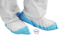 Surchaussure jetable semelle plastifiee bleue les 400