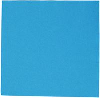 Serviette papier ouate 38X38 turquoise paquet de 40