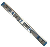 Support fixe balai mural sur rail 60cm