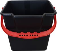 Seau chariot menage 6L rouge