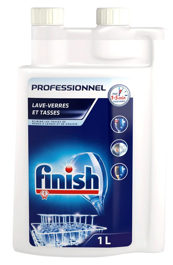 Liquide lavage verres - FINISH PRO - 5L - Lavage machine - Vaisselle  Machine - Produit Vaisselle - Cuisines - Vaisselle - Produits