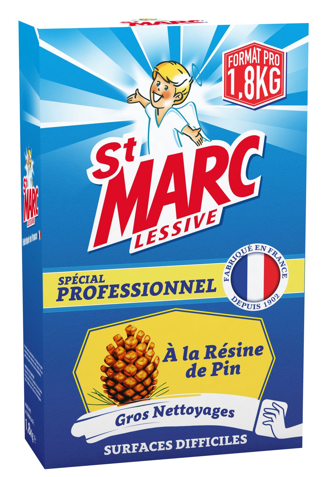 Lessive au savon résine de pin sols et surfaces St Marc