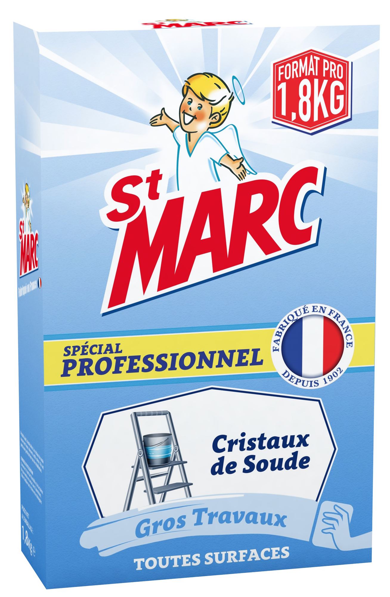 Lessive Saint Marc cristaux de soude 1,8 kg