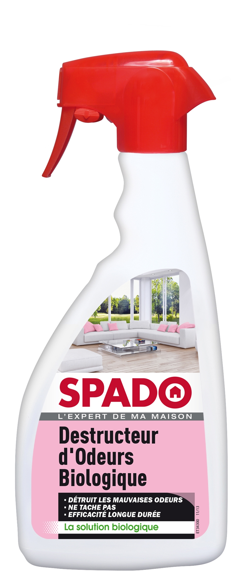 Spado destructeur d’odeurs textile bio 500ml