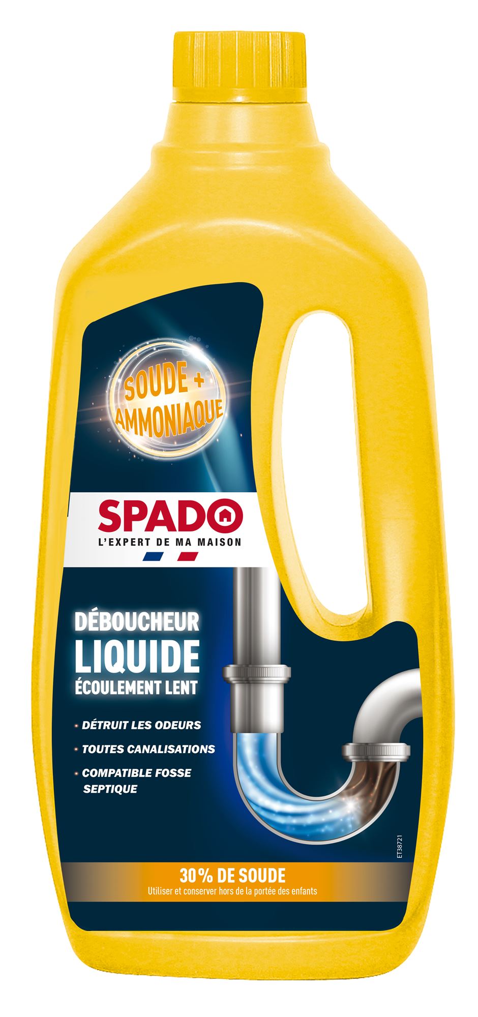 Lot de 6 Spado déboucheur biologique 1L