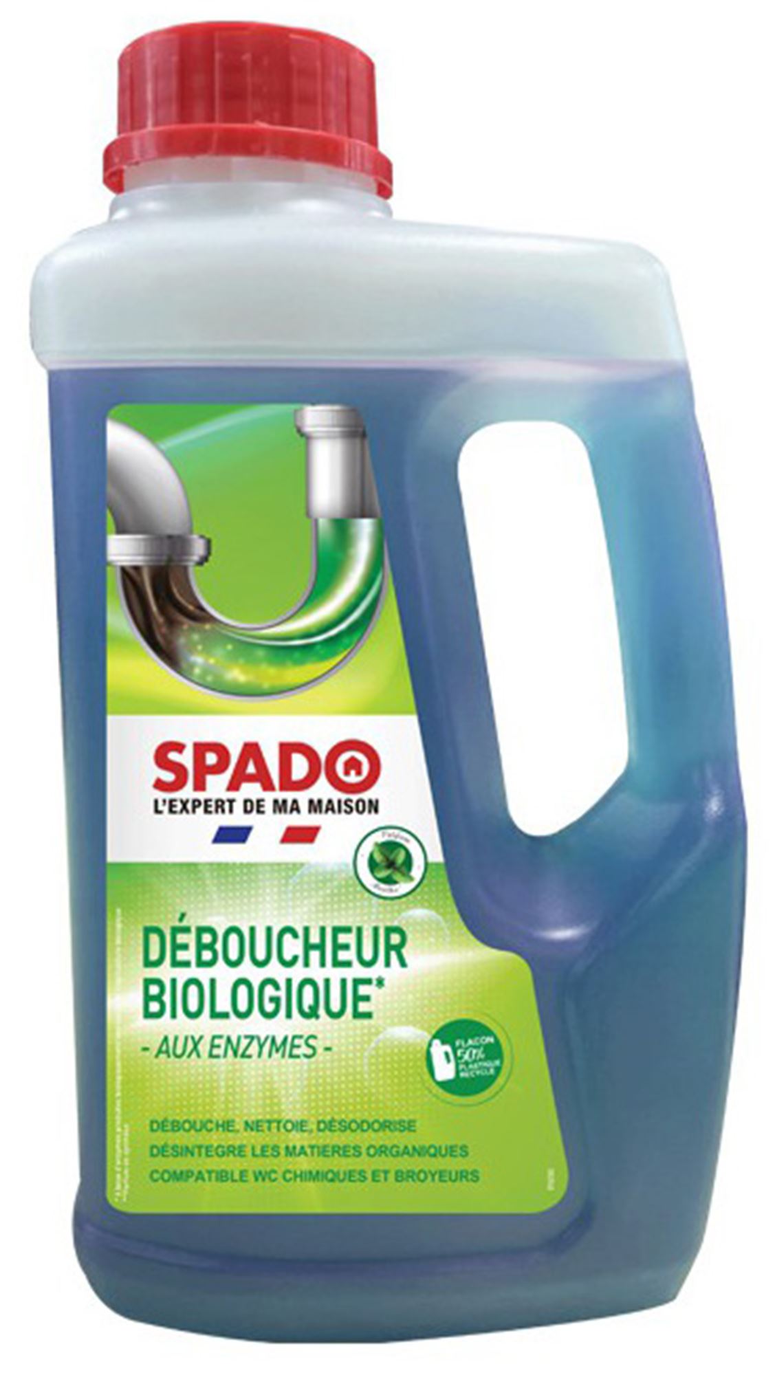 Nettoyant siphon et canalisation Bio SPADO 1L