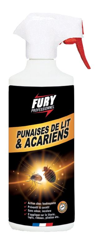 Insecticide punaise de lit professionnel: Fury - Voussert