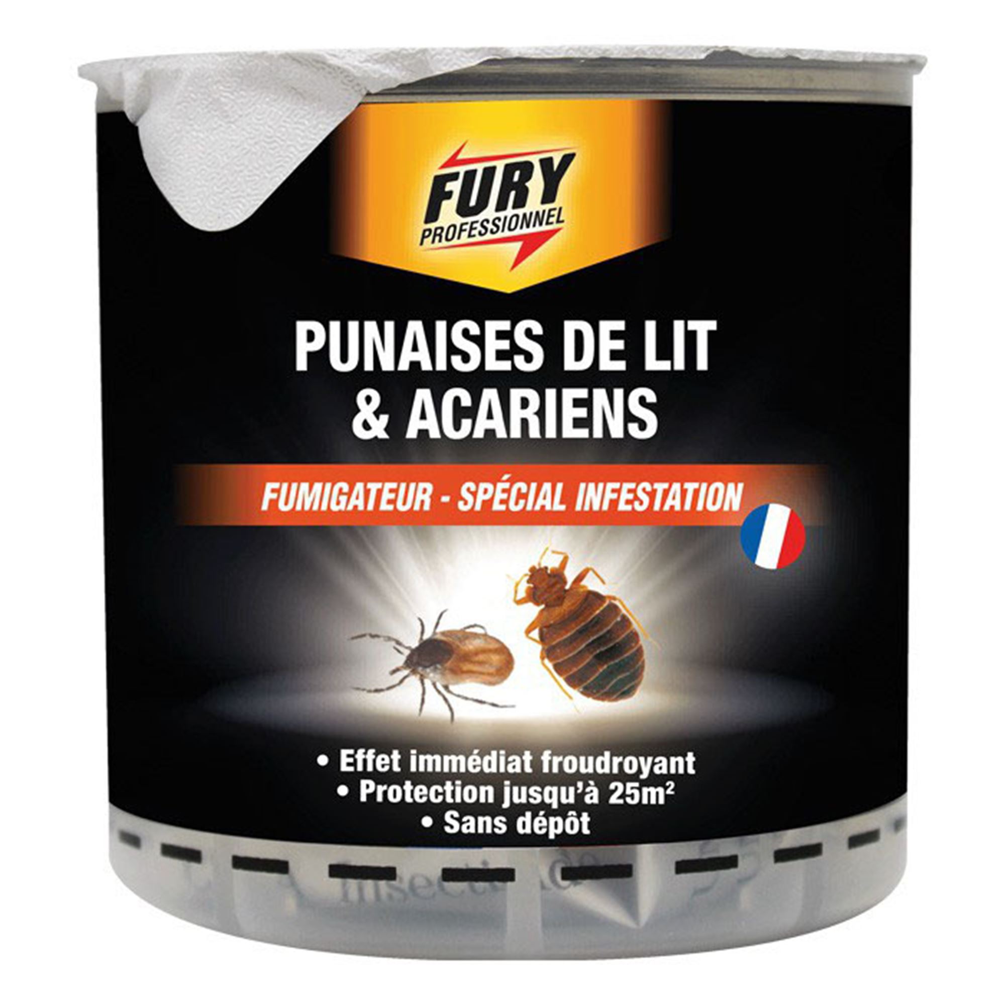 Fumigene punaise de lit acarien Fury - Voussert