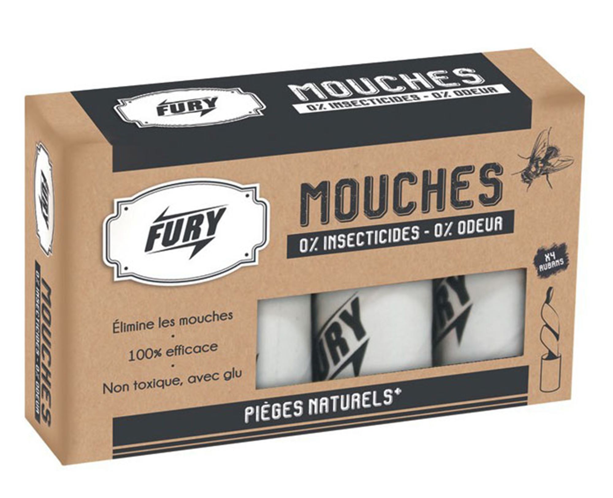 Ruban attrape mouche glu: Fury - Voussert