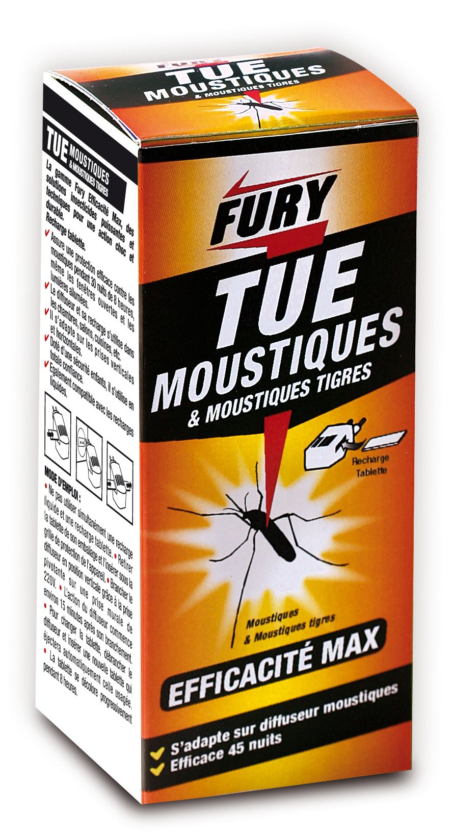 Recharge tablette anti moustique: Fury - Voussert