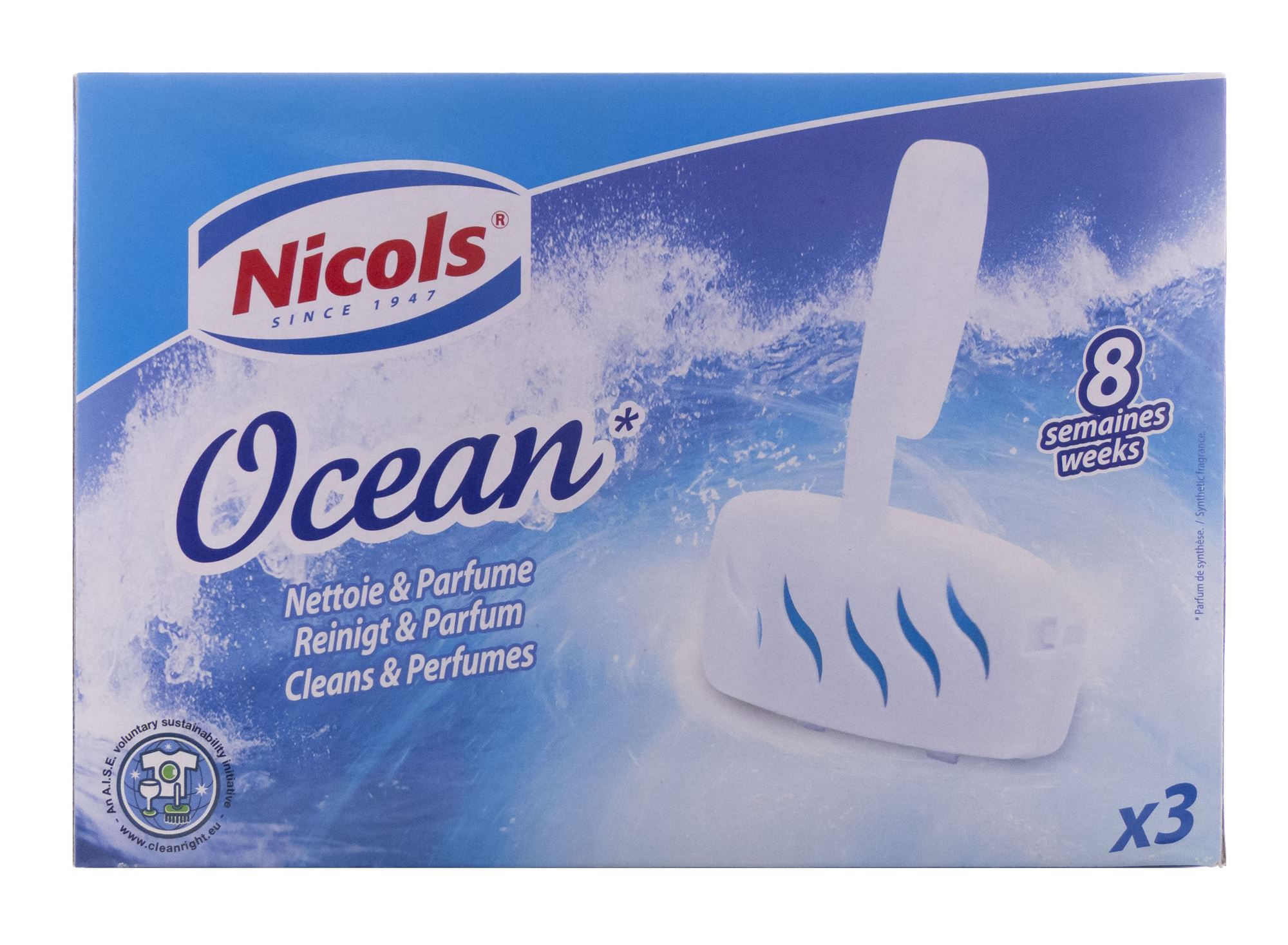 Bloc WC cuvette parfum ocean - Voussert