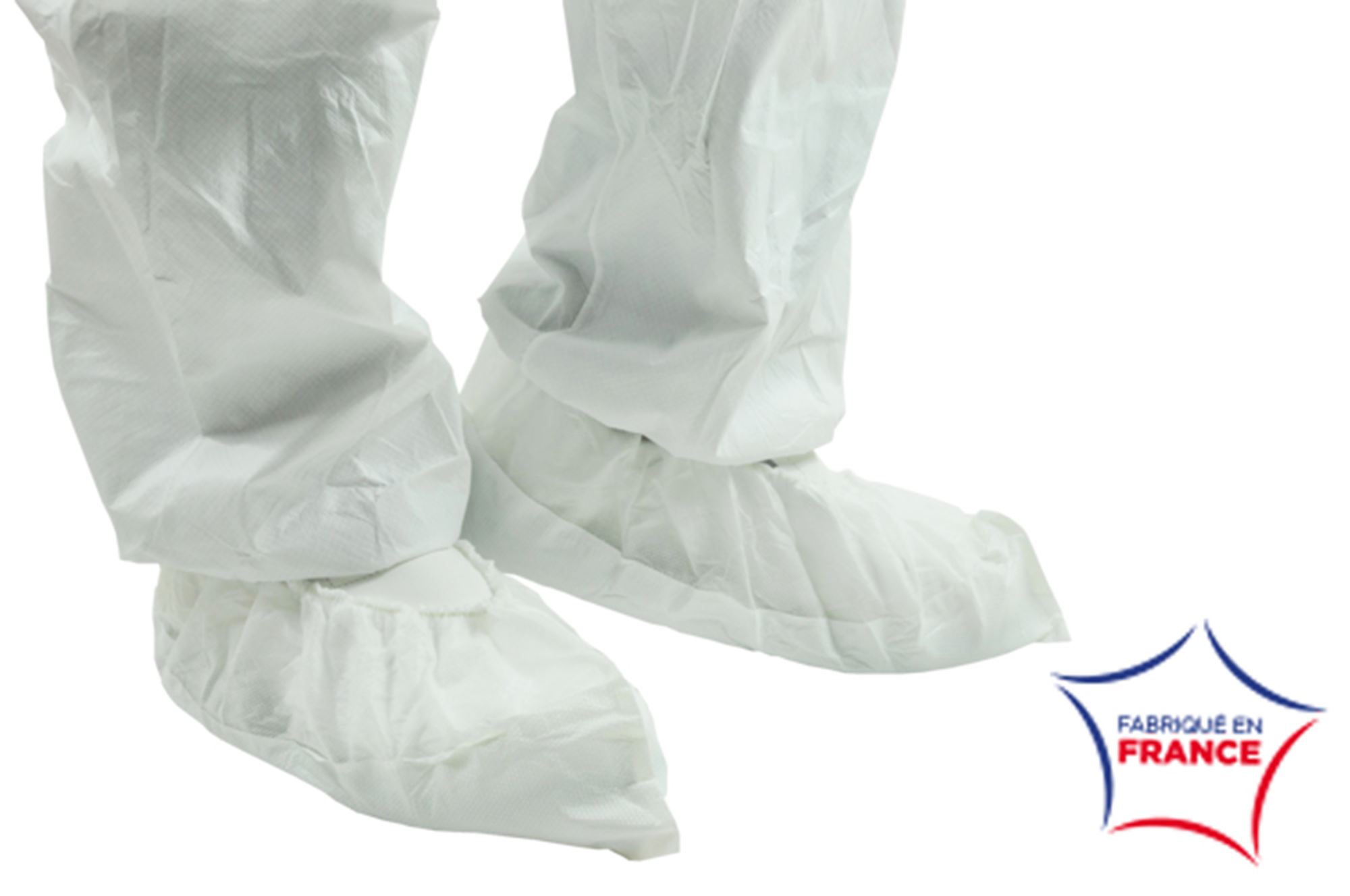 Surchaussure blanche semelle blanche les 400