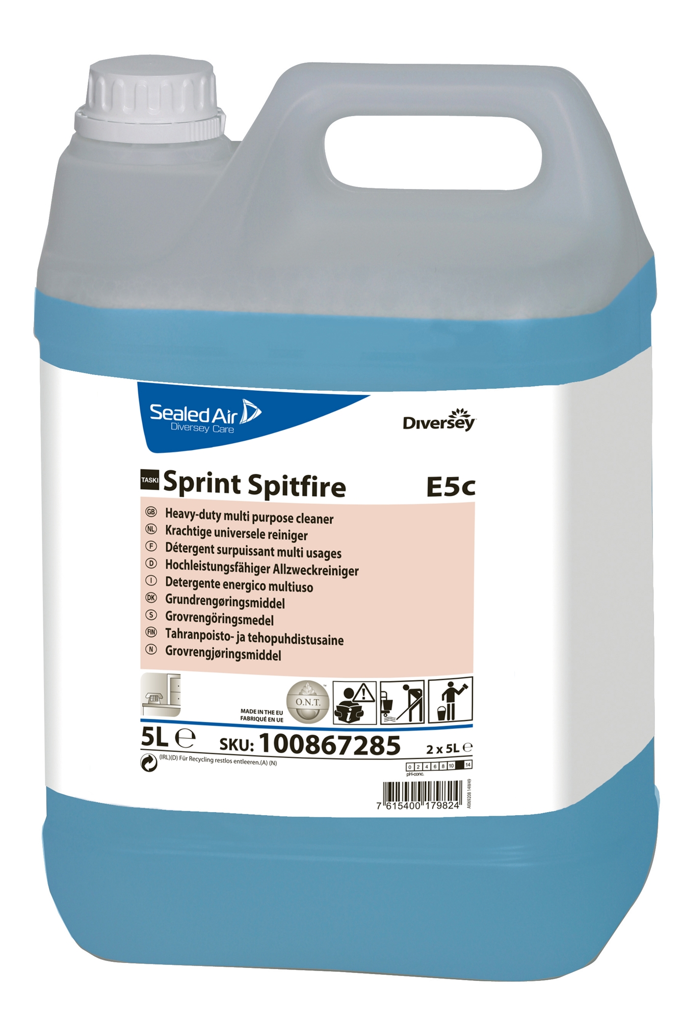 Taski Sprint Spitfire E5c nettoyant surpuissant Diversey - Voussert