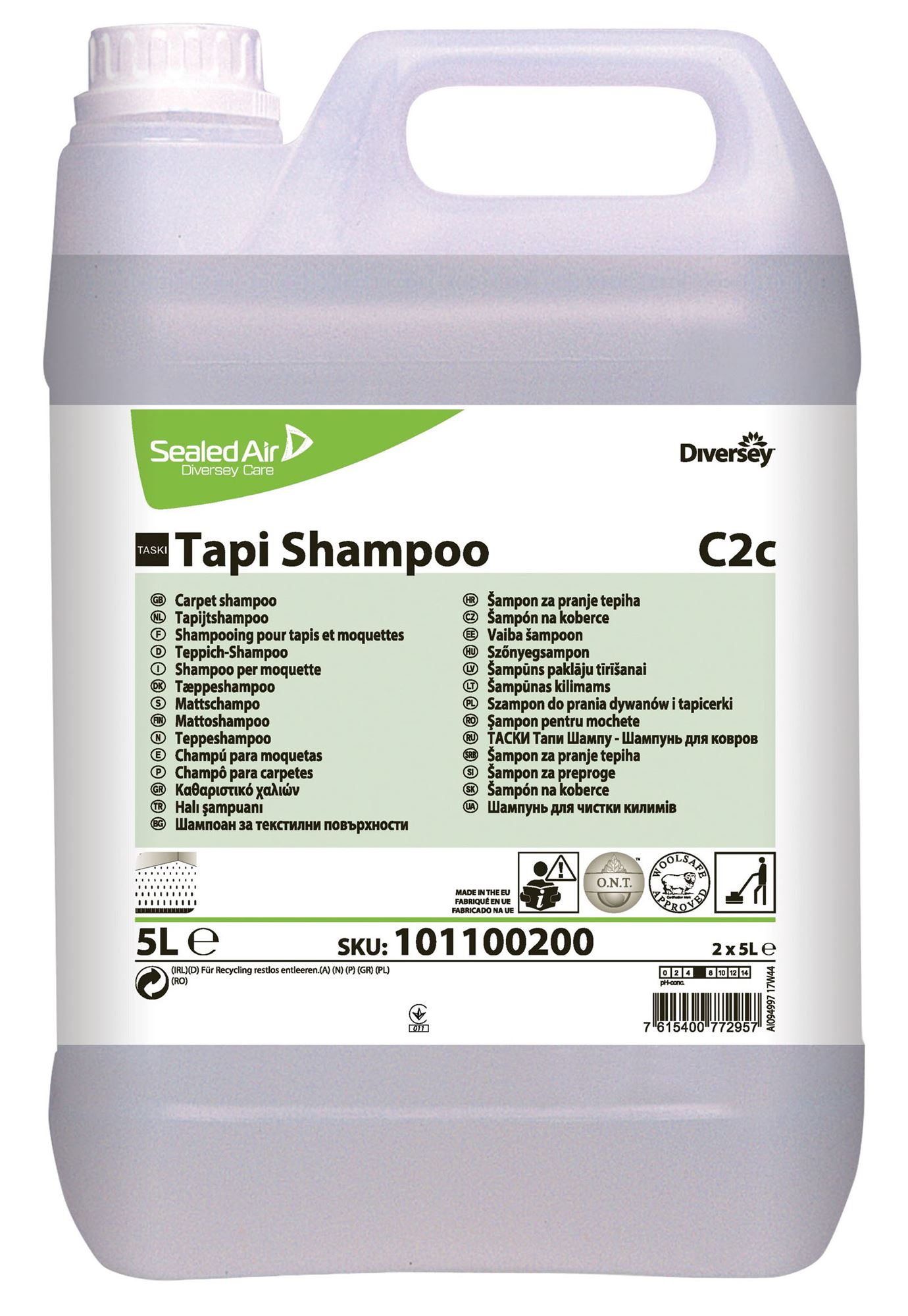 Taski tapi shampoo C2c shampoing moquette laine - Voussert