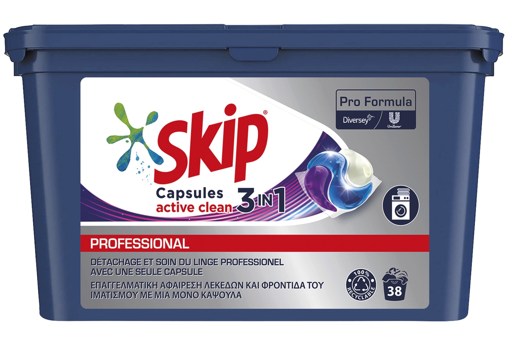 Test Skip 3 en 1 Active Clean - lessive - Archive - 245295 - UFC-Que Choisir