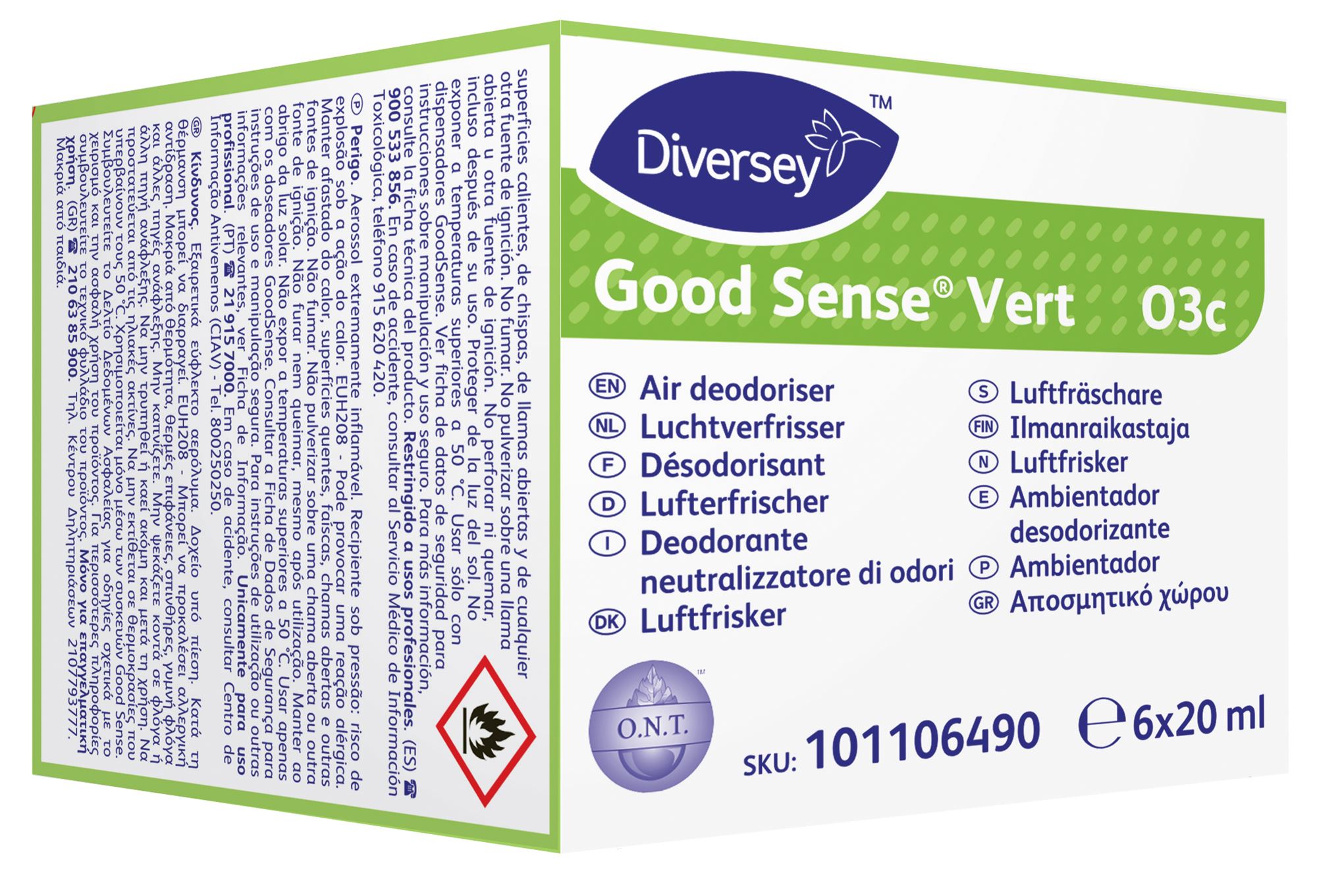 Good sense recharge pomme verte: Diversey - Voussert