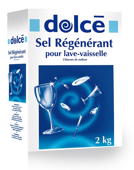 Sel regenerant lave vaisselle valise de 2 kg - Voussert