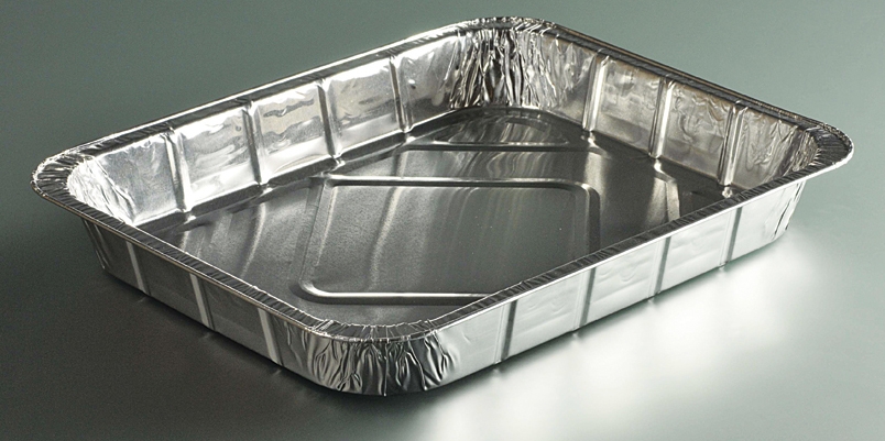 Plat gastro en aluminium GN ½ avec possibilité de couvercle alu