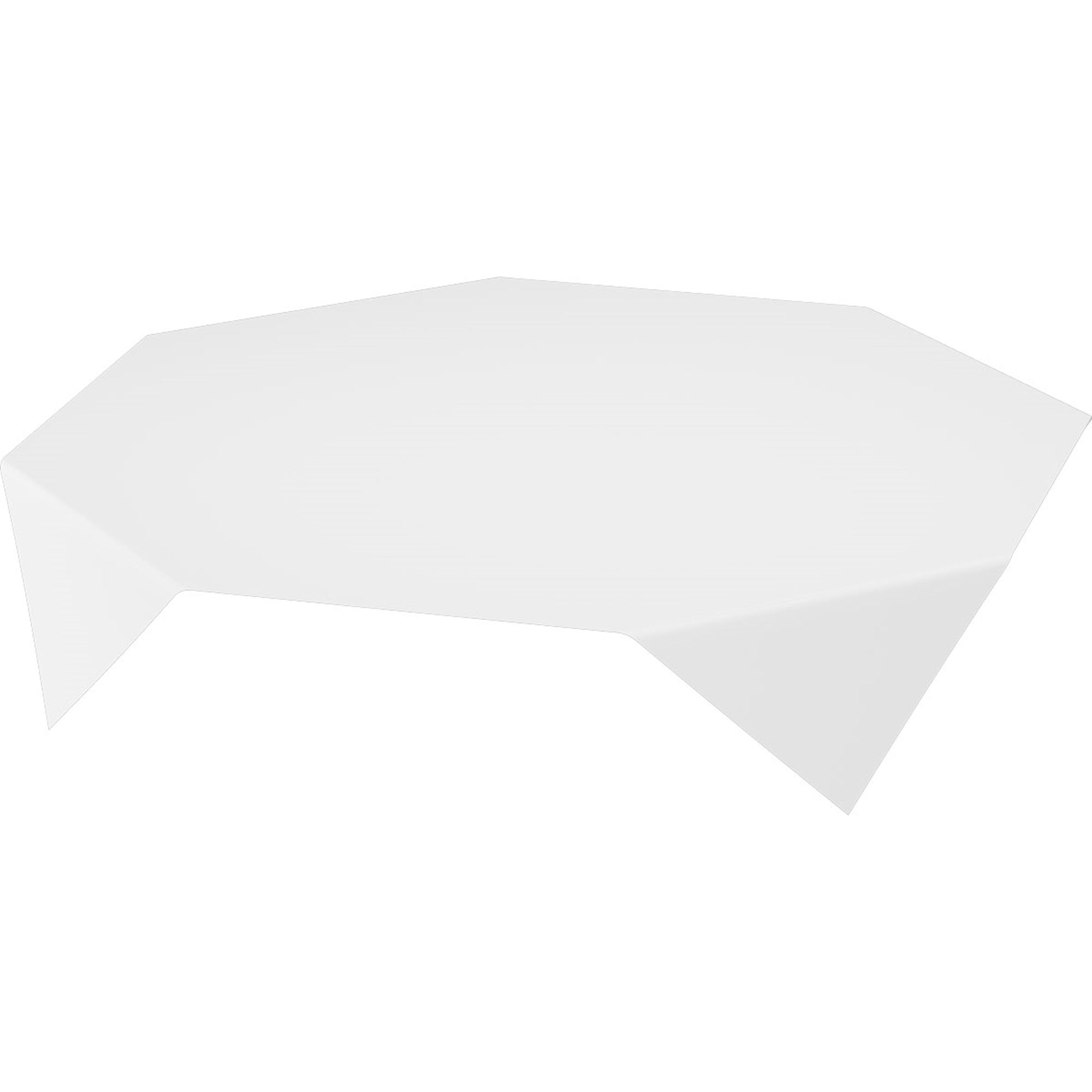 165218 - Surnappe Dunisilk 84 x 84 cm blanche