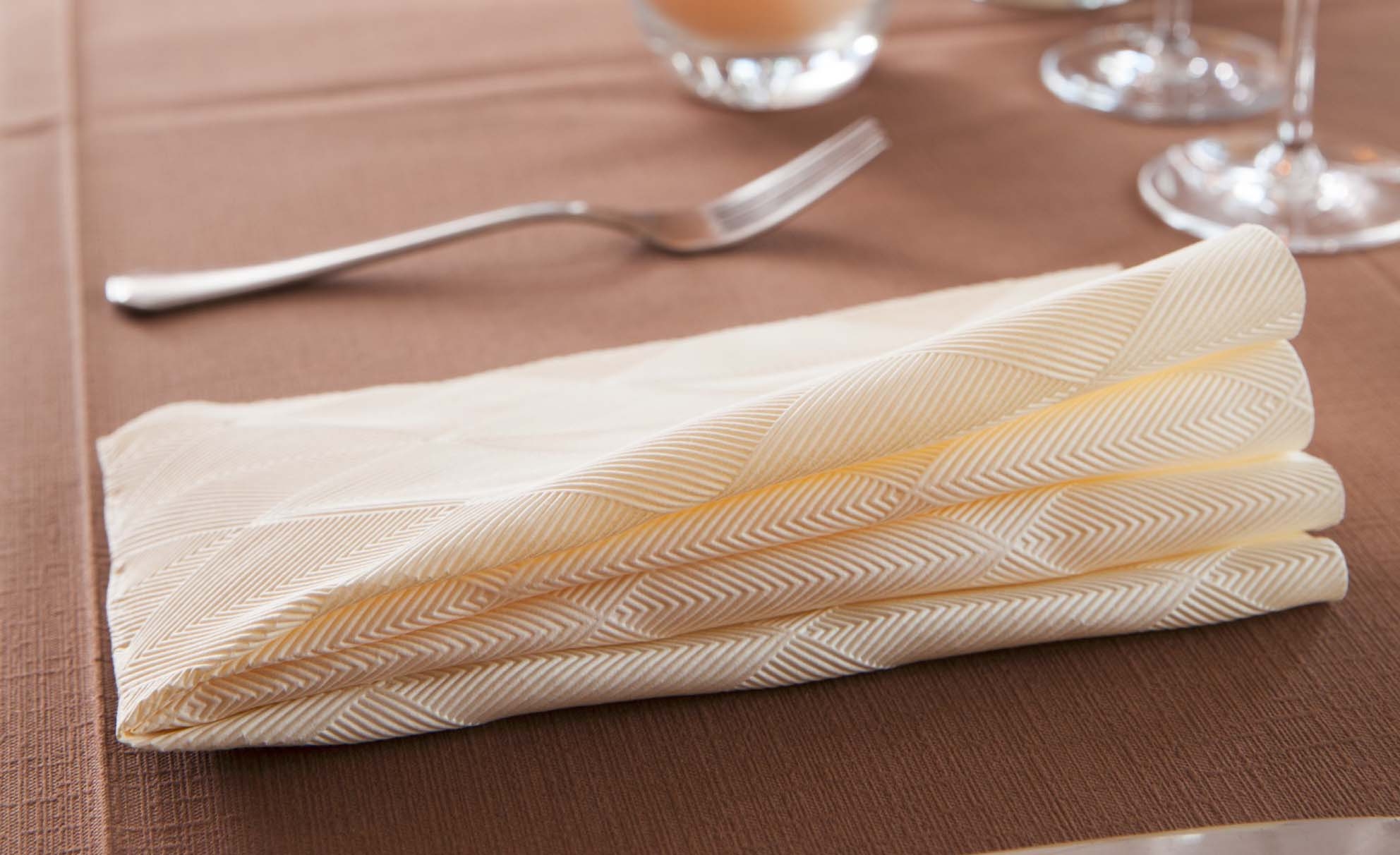 Serviette Duni Elegance Lily Creme 40x40