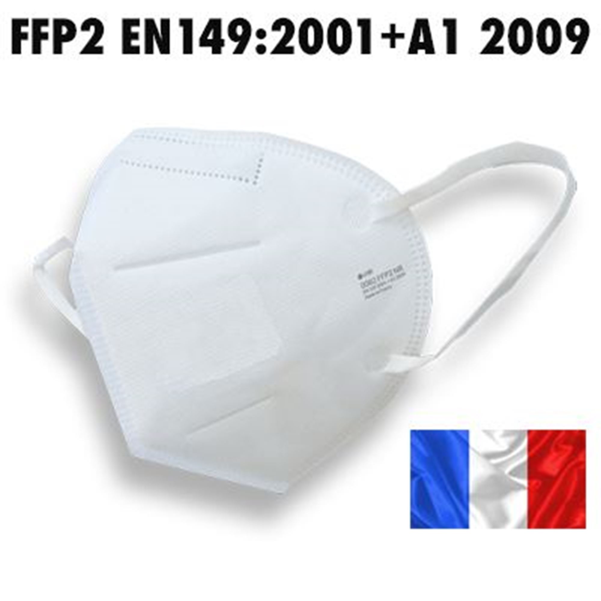 Masque 50 unités Masque facial à valve respirateur réutilisable FFP2  protecteur 6 couches à prix pas cher