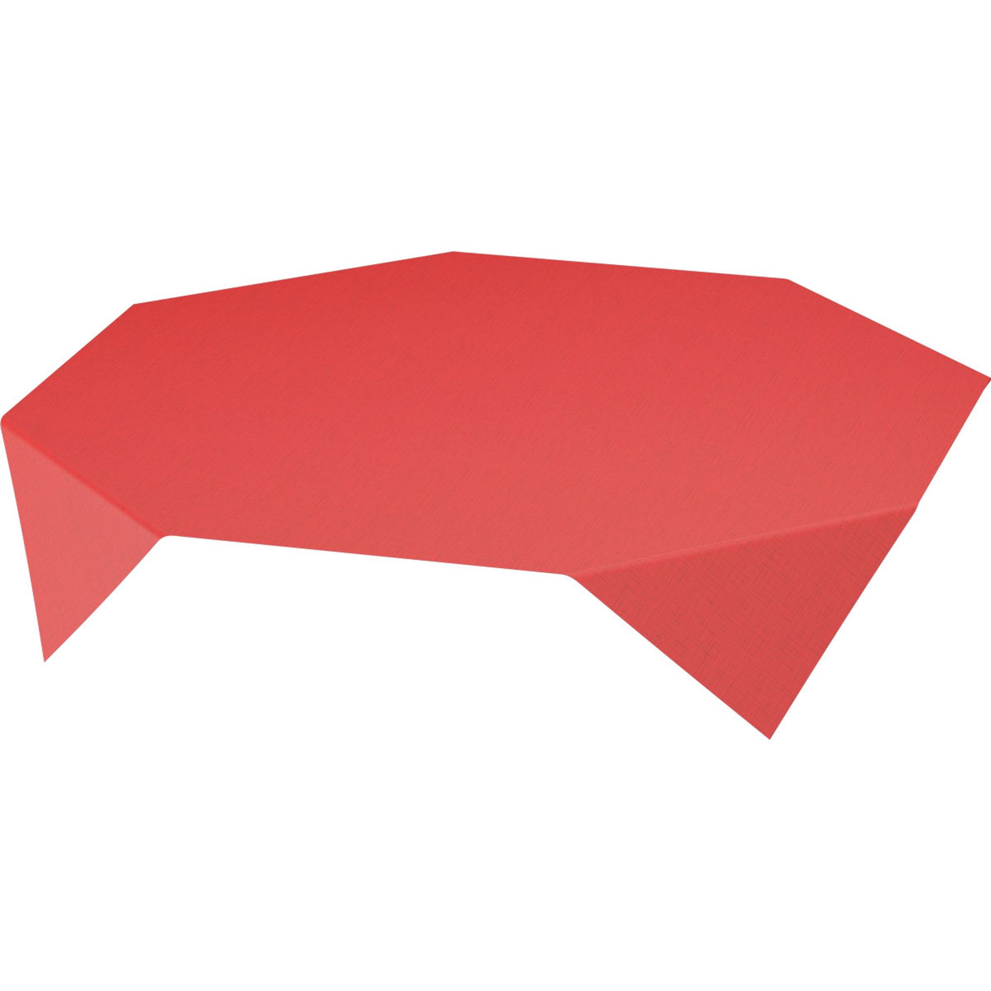 183104 - Surnappe Dunisilk 84 x 84 cm rouge Linnea