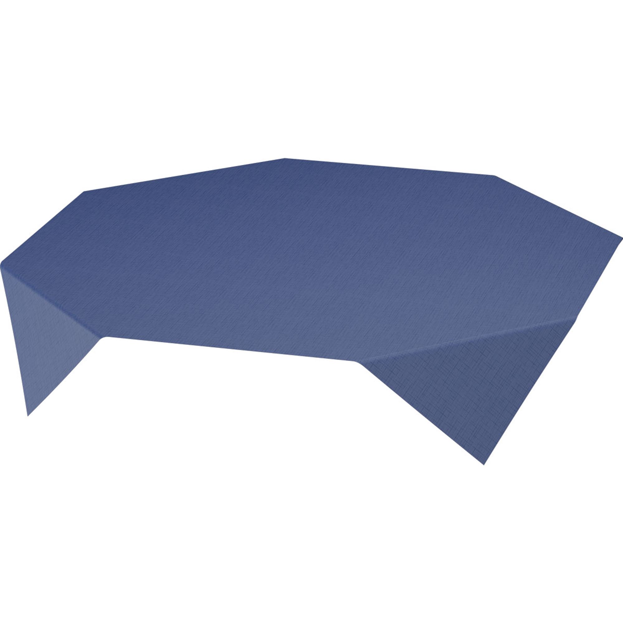 183108 - Surnappe Dunisilk 84 x 84 cm bleu foncé Linnea