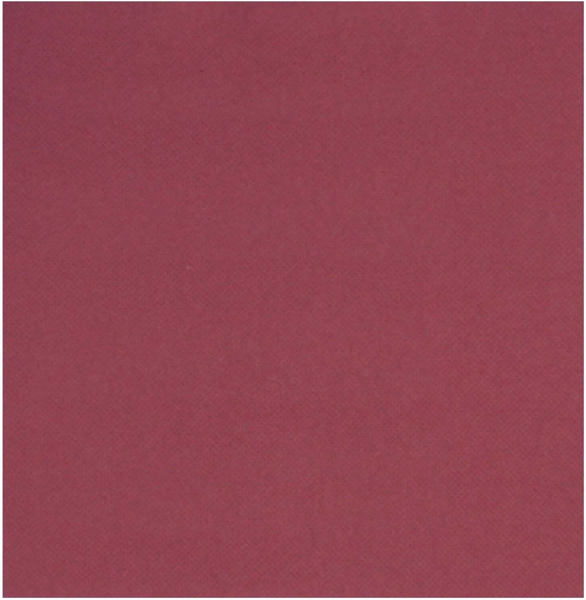 190096 - Serviette papier ouate 38X38 bordeaux paquet de 40