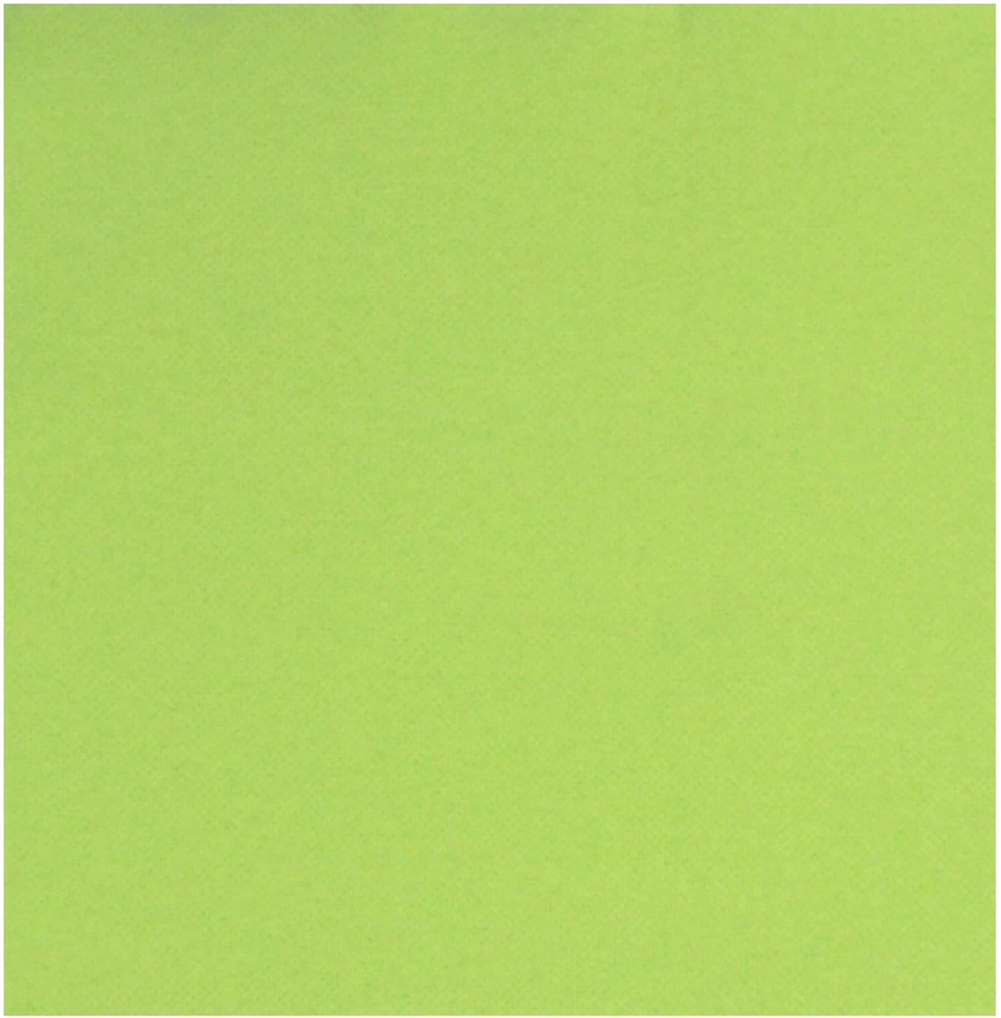 190111 - Serviette papier ouate 38X38 vert anis paquet de 40