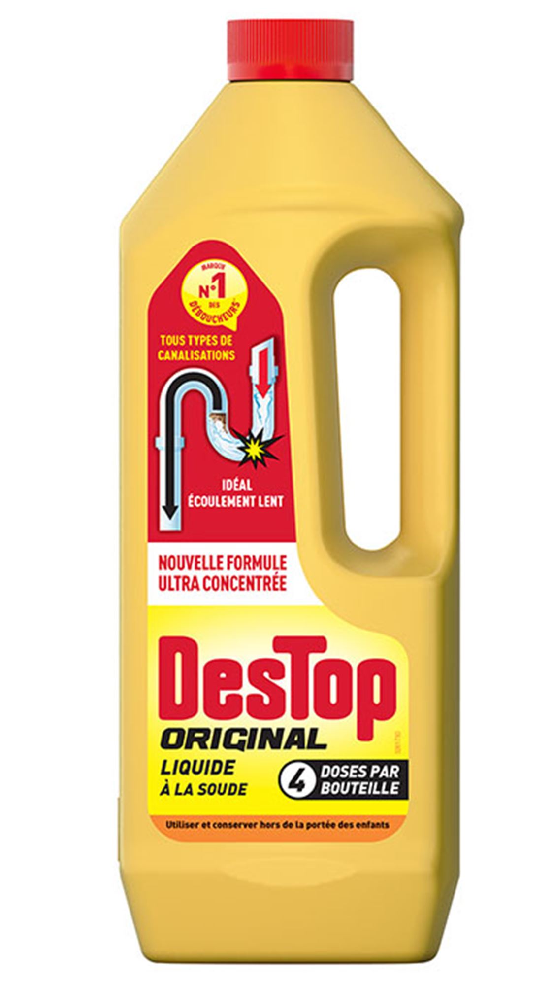 Destop déboucheur canalisation liquide - Voussert