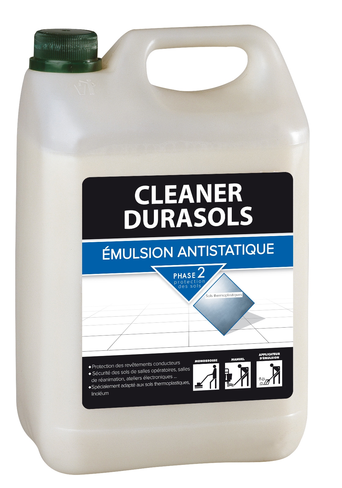Cleaner durasol emulsion cire sol antistatique