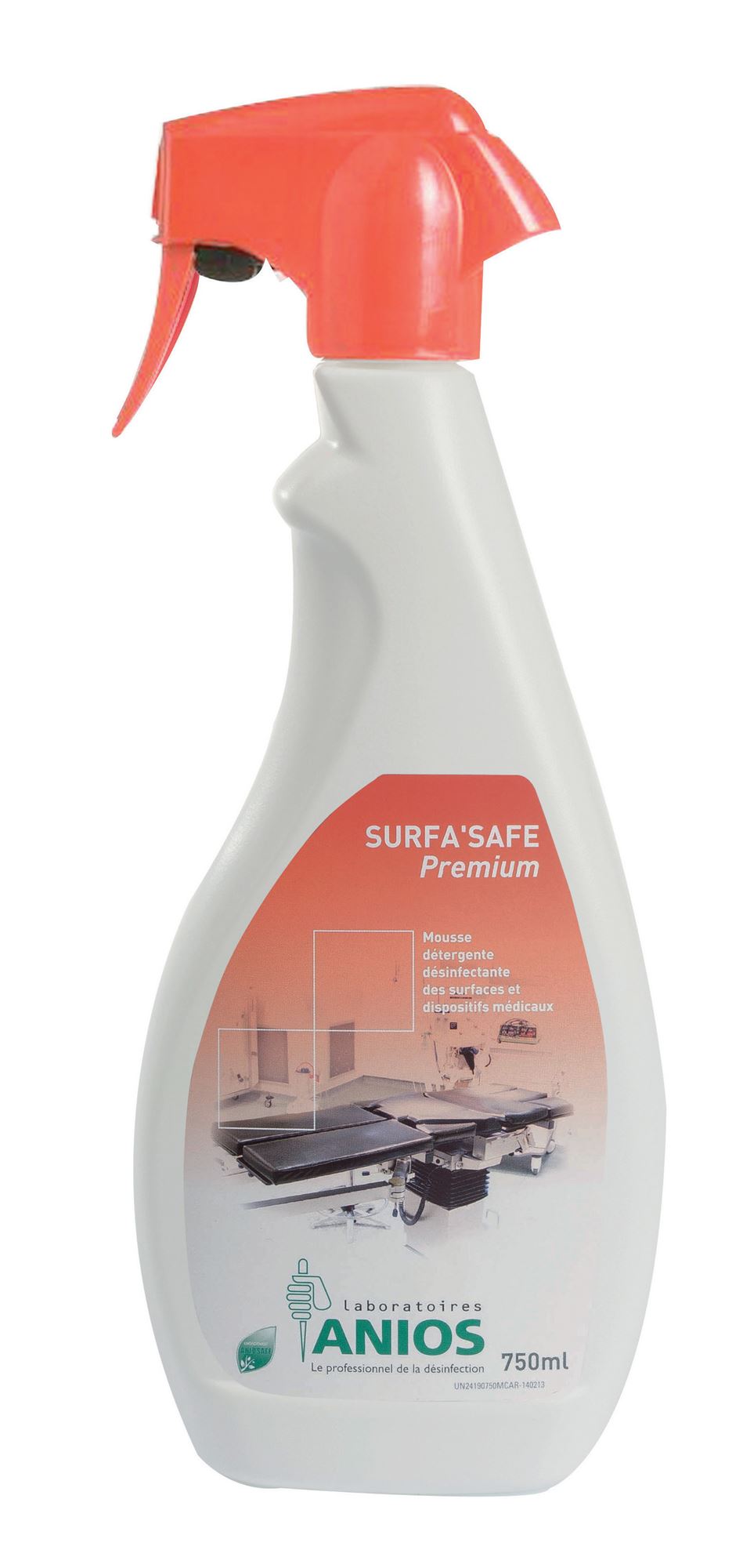 Surfa safe Anios premium rouge 750 ml - Voussert