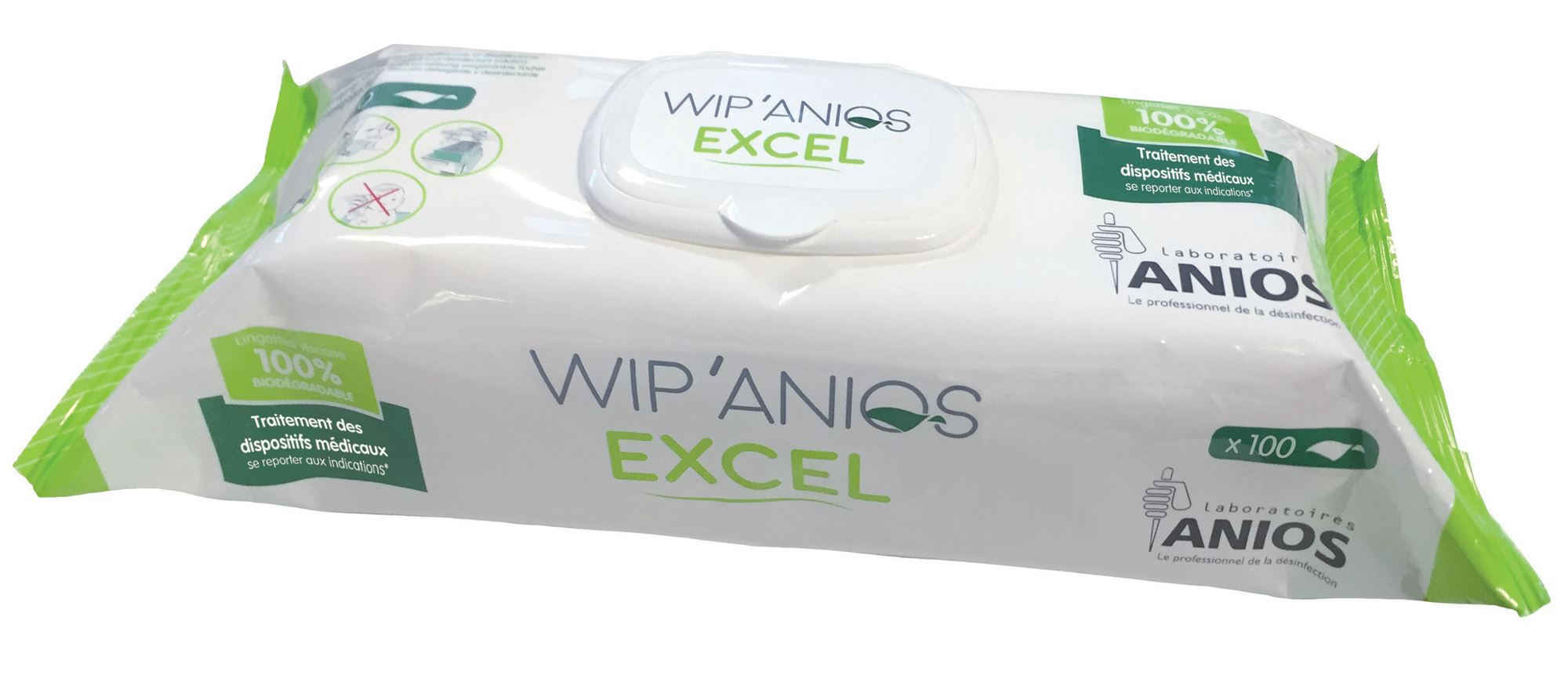 Wip Anios lingette desinfectante x100 - Voussert