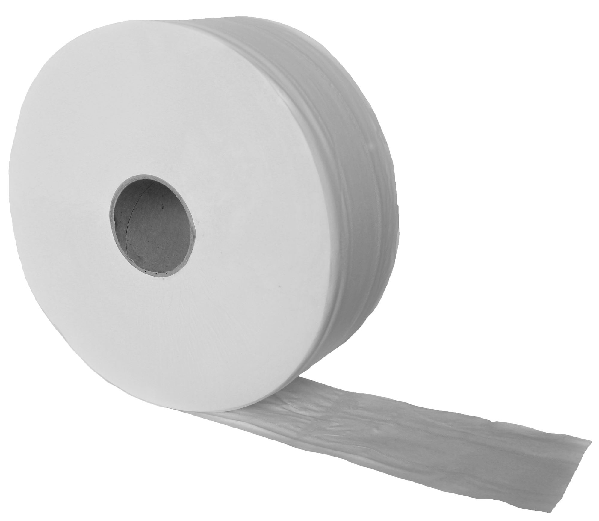 Papier toilette jumbo blanc 600 m 1 plis - Voussert