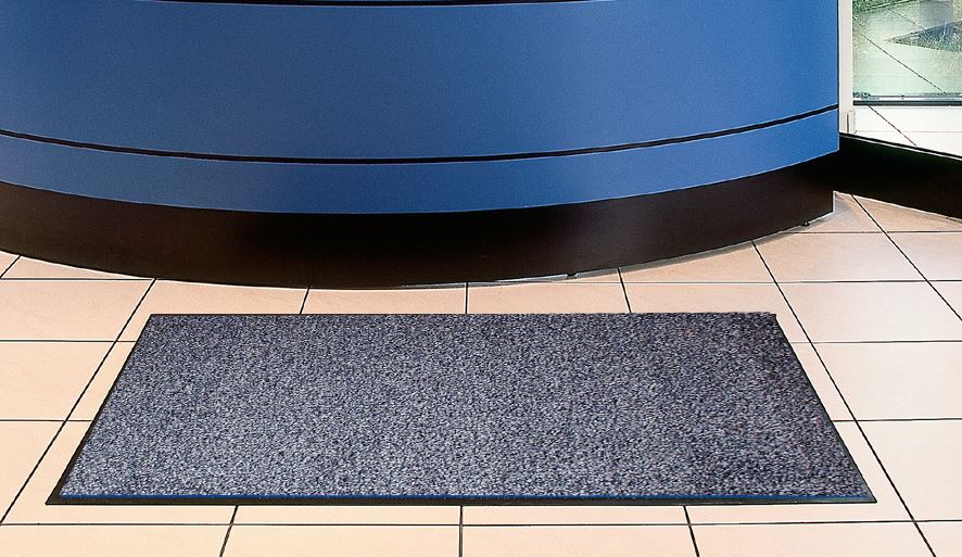 Tapis d'entrée intérieur absorbant et antisalissure pour trafic