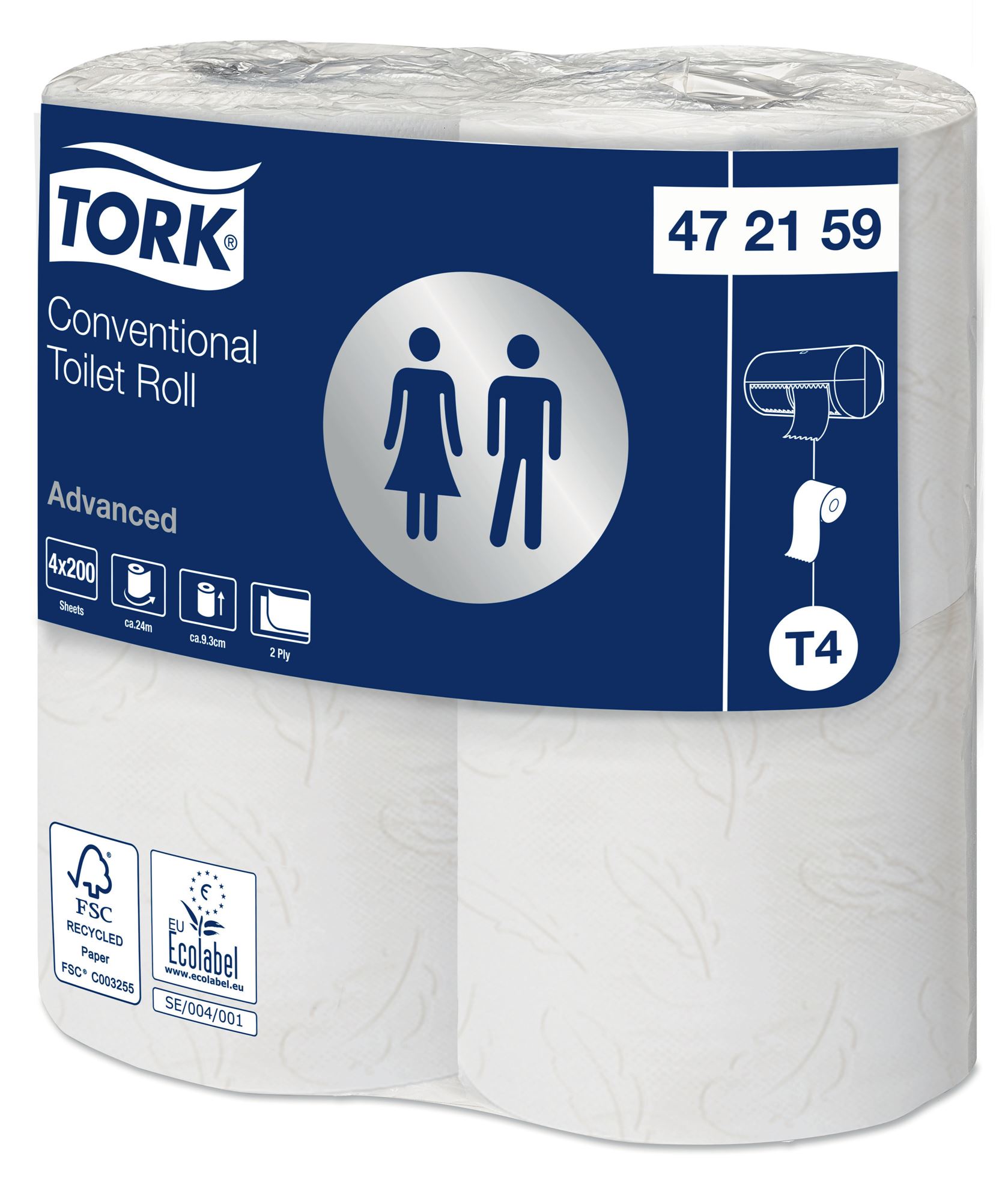 Tork Distributeur de Papier Toilette Rouleau Traditionnel