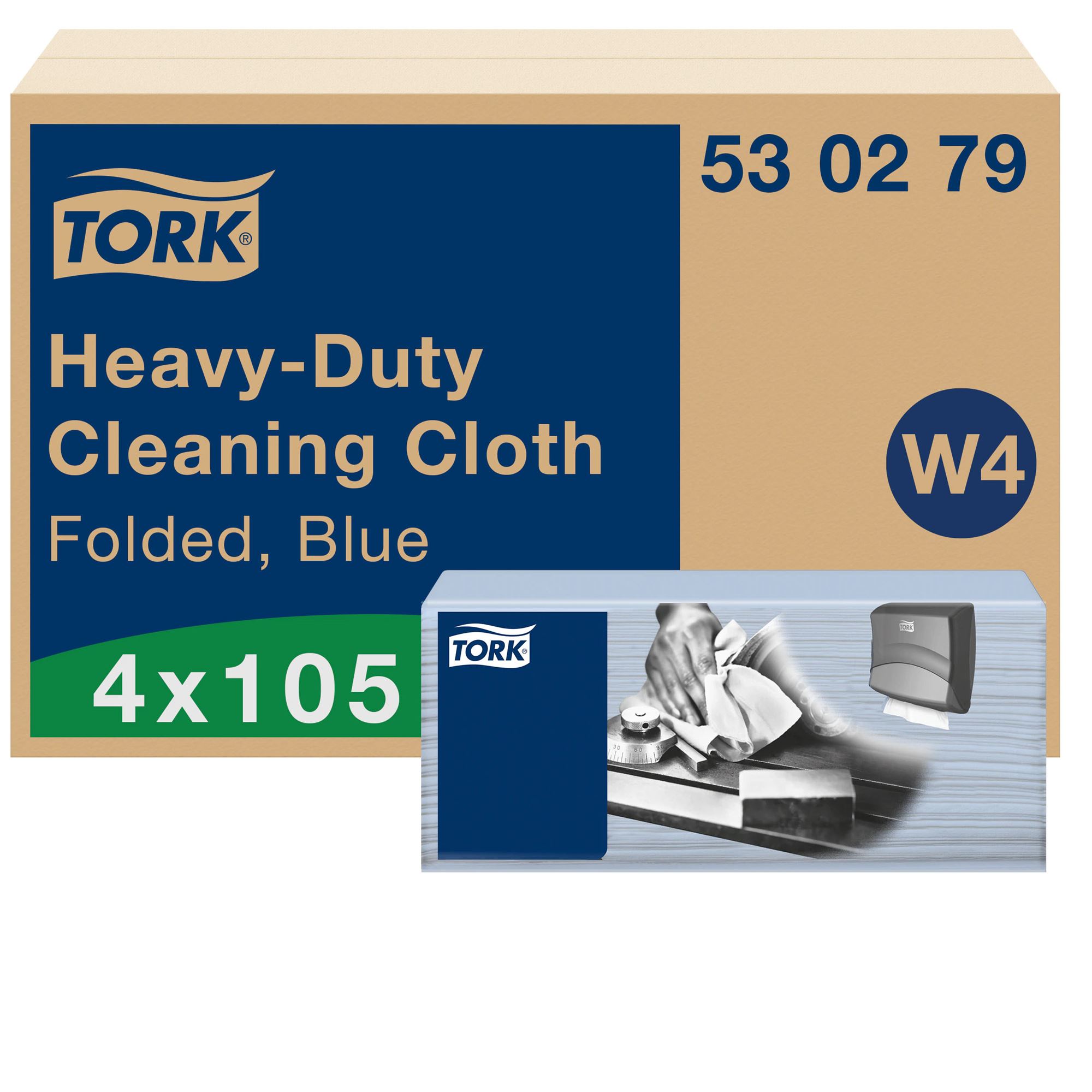 TORK Paquet de 40 chiffons de nettoyage Microfibre à usage unique