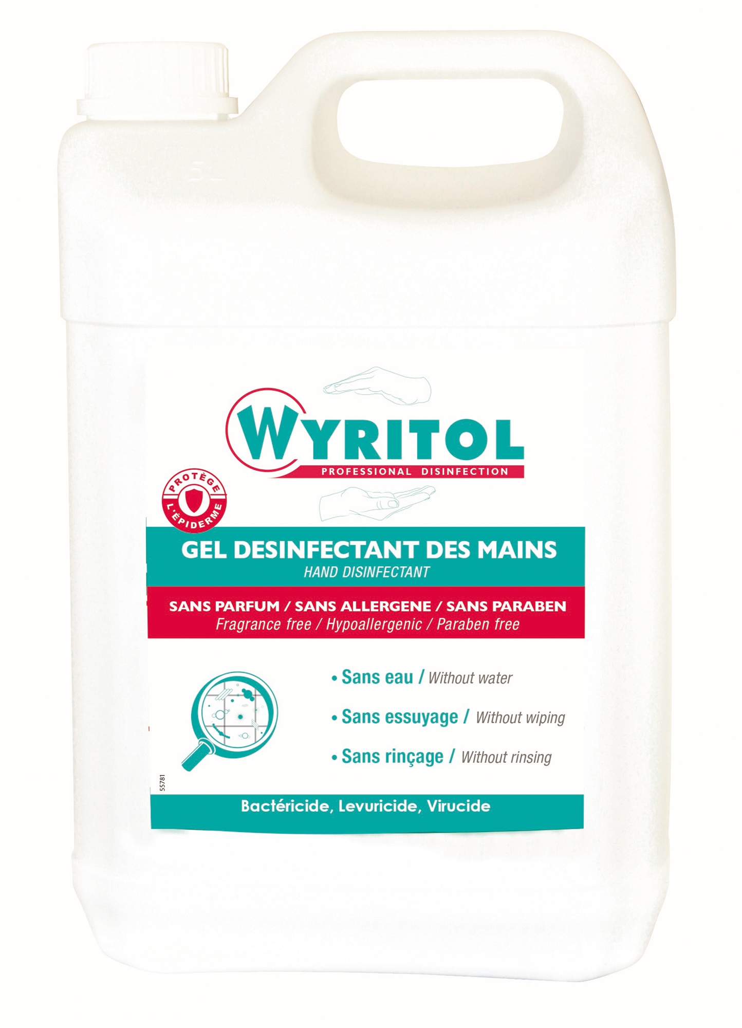 Wyritol Gel Hydroalcoolique 5l