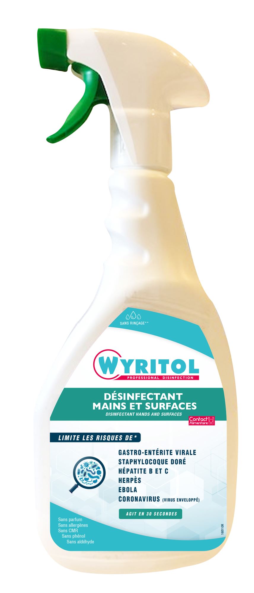 Nettoyant vitre surfaces alcool professionnel - Voussert