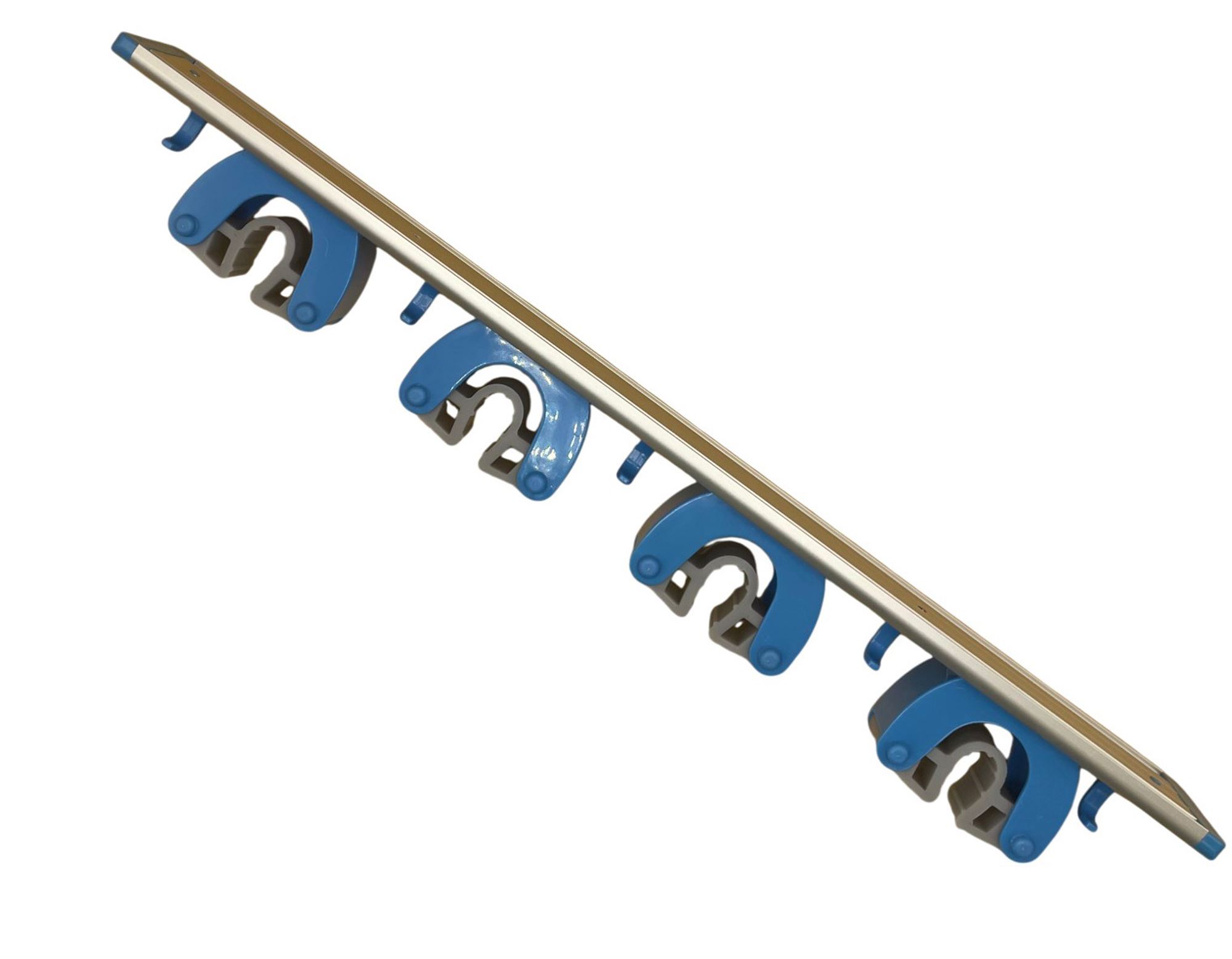 Support fixe balai mural sur rail 50cm