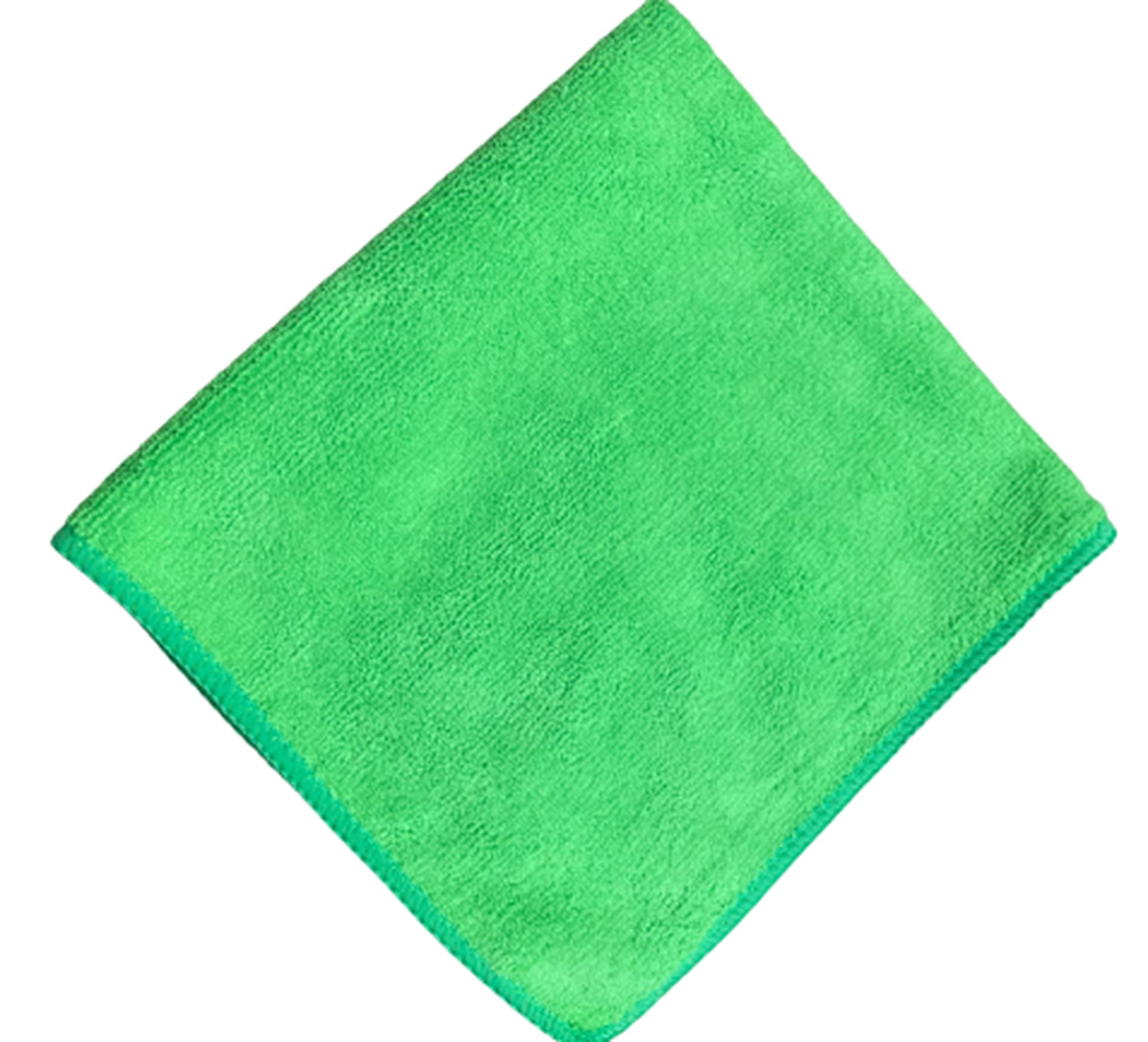 Chiffon microfibre vert chamois multi-usage 40 x 40 cm